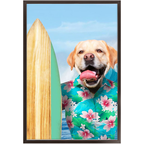 BITCHIN' - Custom Pet Portrait Framed Satin Paper Print