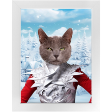 Load image into Gallery viewer, CHRISTMAS CRACKER 10 - Christmas Inspired Custom Pet Portrait Framed Satin Paper Print
