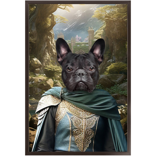 SMIRKWOOD - Lord of the Rings Inspired Custom Pet Portrait Framed Satin Paper Print