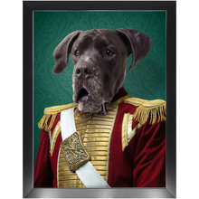 Load image into Gallery viewer, Duke of Pork - Royalty &amp; Renaissance Inspired Custom Pet Portrait Framed Satin Paper Print