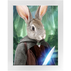 Shire Ground - Lord of The Rings Inspired Custom Pet Portrait Framed Satin Paper Print