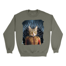 Load image into Gallery viewer, Apparel-DTG-Sweatshirt-Gildan-18000-L-MilitaryGreen-Unisex-CF-20250210000630684