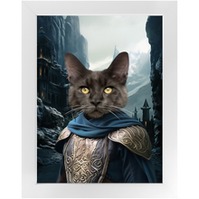 Load image into Gallery viewer, HELM&#39;S BLEEP - Lord of the Rings Inspired Custom Pet Portrait Framed Satin Paper Print