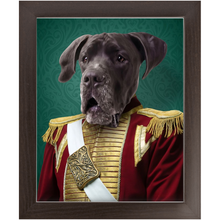 Load image into Gallery viewer, Duke of Pork - Royalty &amp; Renaissance Inspired Custom Pet Portrait Framed Satin Paper Print