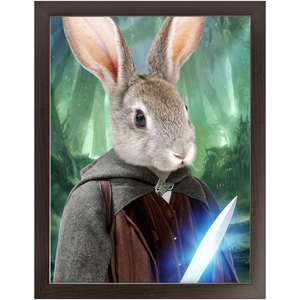 Shire Ground - Lord of The Rings Inspired Custom Pet Portrait Framed Satin Paper Print