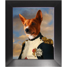 Load image into Gallery viewer, Napoleon Complex - Napoleon &amp; Renaissance Inspired Custom Pet Portrait Framed Satin Paper Print