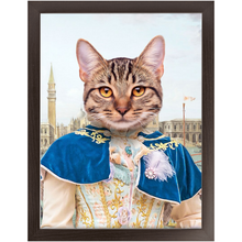 Load image into Gallery viewer, The Furnetian - Royalty &amp; Renaissance Inspired Custom Pet Portrait Framed Satin Paper Print