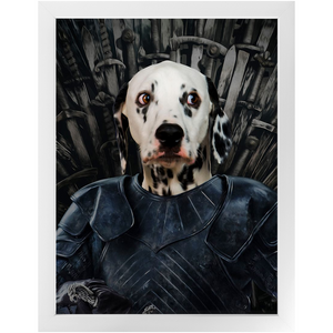Knight Teenite - Game Of Thrones Inspired Custom Pet Portrait Framed Satin Paper Print