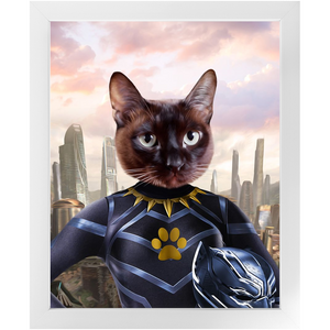 WALKIES FOREVER - Custom Pet Portrait Framed Satin Paper Print