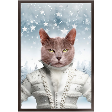 Load image into Gallery viewer, CHRISTMAS CRACKER 3 - Christmas Inspired Custom Pet Portrait Framed Satin Paper Print