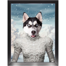 Load image into Gallery viewer, CHRISTMAS CRACKER 4 - Christmas Inspired Custom Pet Portrait Framed Satin Paper Print