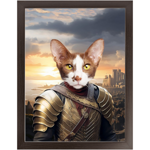 BESTEROS 1 - Game of Thrones & House Of Dragons Inspired Custom Pet Portrait Framed Satin Paper Print