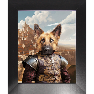 BESTEROS 2 - Game of Thrones & House Of Dragons Inspired Custom Pet Portrait Framed Satin Paper Print