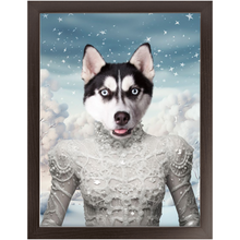 Load image into Gallery viewer, CHRISTMAS CRACKER 4 - Christmas Inspired Custom Pet Portrait Framed Satin Paper Print