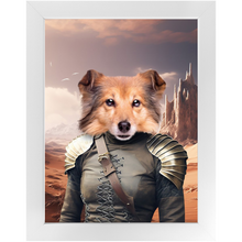 Load image into Gallery viewer, DESSERT CROSSING 1 - Game of Thrones &amp; House Of Dragons Inspired Custom Pet Portrait Framed Satin Paper Print