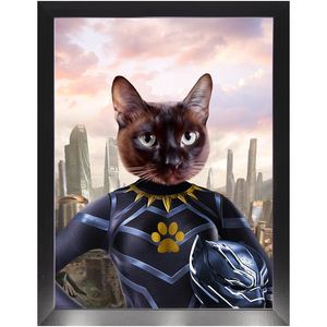 WALKIES FOREVER - Custom Pet Portrait Framed Satin Paper Print