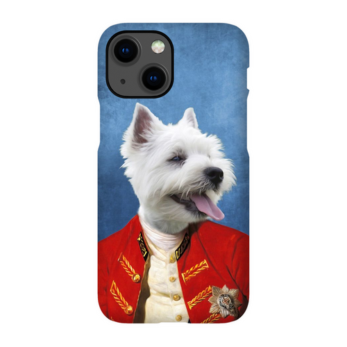 COMMANDER IN MISCHIEF CUSTOM PET PORTRAIT PHONE CASE