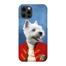 Load image into Gallery viewer, COMMANDER IN MISCHIEF CUSTOM PET PORTRAIT PHONE CASE