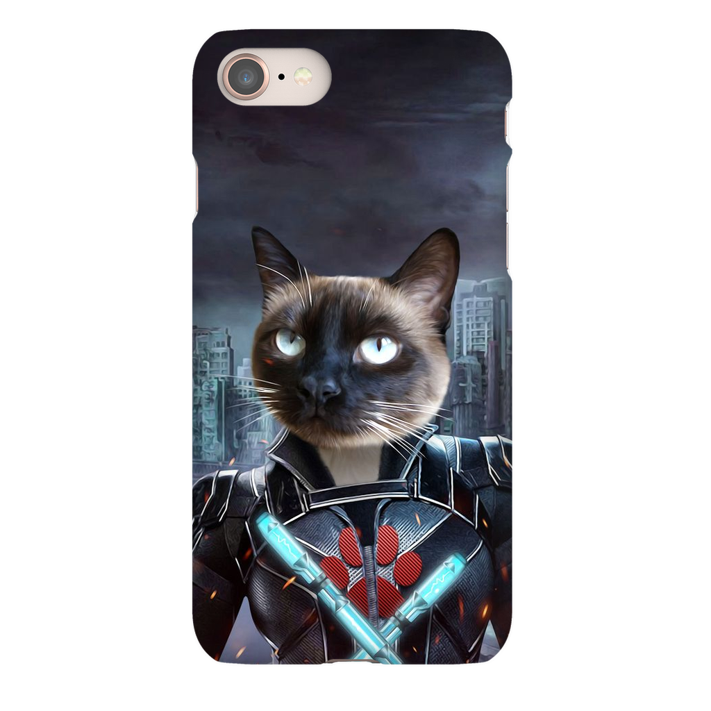 BLACK AZNITE CUSTOM PET PORTRAIT PHONE CASE