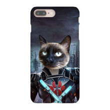 Load image into Gallery viewer, BLACK AZNITE CUSTOM PET PORTRAIT PHONE CASE