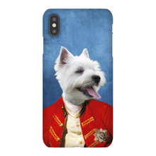 Load image into Gallery viewer, COMMANDER IN MISCHIEF CUSTOM PET PORTRAIT PHONE CASE