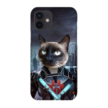Load image into Gallery viewer, BLACK AZNITE CUSTOM PET PORTRAIT PHONE CASE