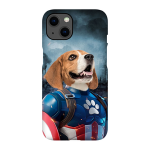 CAPTAIN KIBBLES CUSTOM PET PORTRAIT PHONE CASE