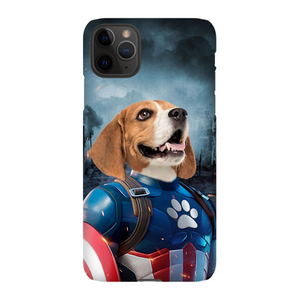 CAPTAIN KIBBLES CUSTOM PET PORTRAIT PHONE CASE