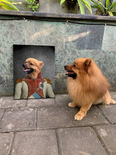 Load image into Gallery viewer, To The Moon - Frank Sinatra &amp; Singer Inspired Custom Pet Portrait Canvas