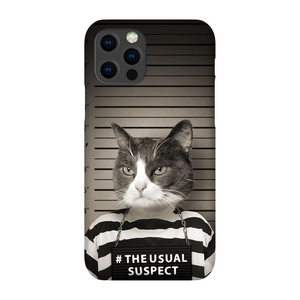 THE USUAL SUSPECT CUSTOM PET PORTRAIT PHONE CASE