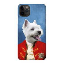 Load image into Gallery viewer, COMMANDER IN MISCHIEF CUSTOM PET PORTRAIT PHONE CASE