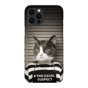 THE USUAL SUSPECT CUSTOM PET PORTRAIT PHONE CASE