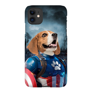 CAPTAIN KIBBLES CUSTOM PET PORTRAIT PHONE CASE