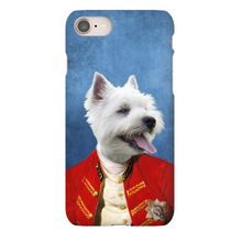 Load image into Gallery viewer, COMMANDER IN MISCHIEF CUSTOM PET PORTRAIT PHONE CASE