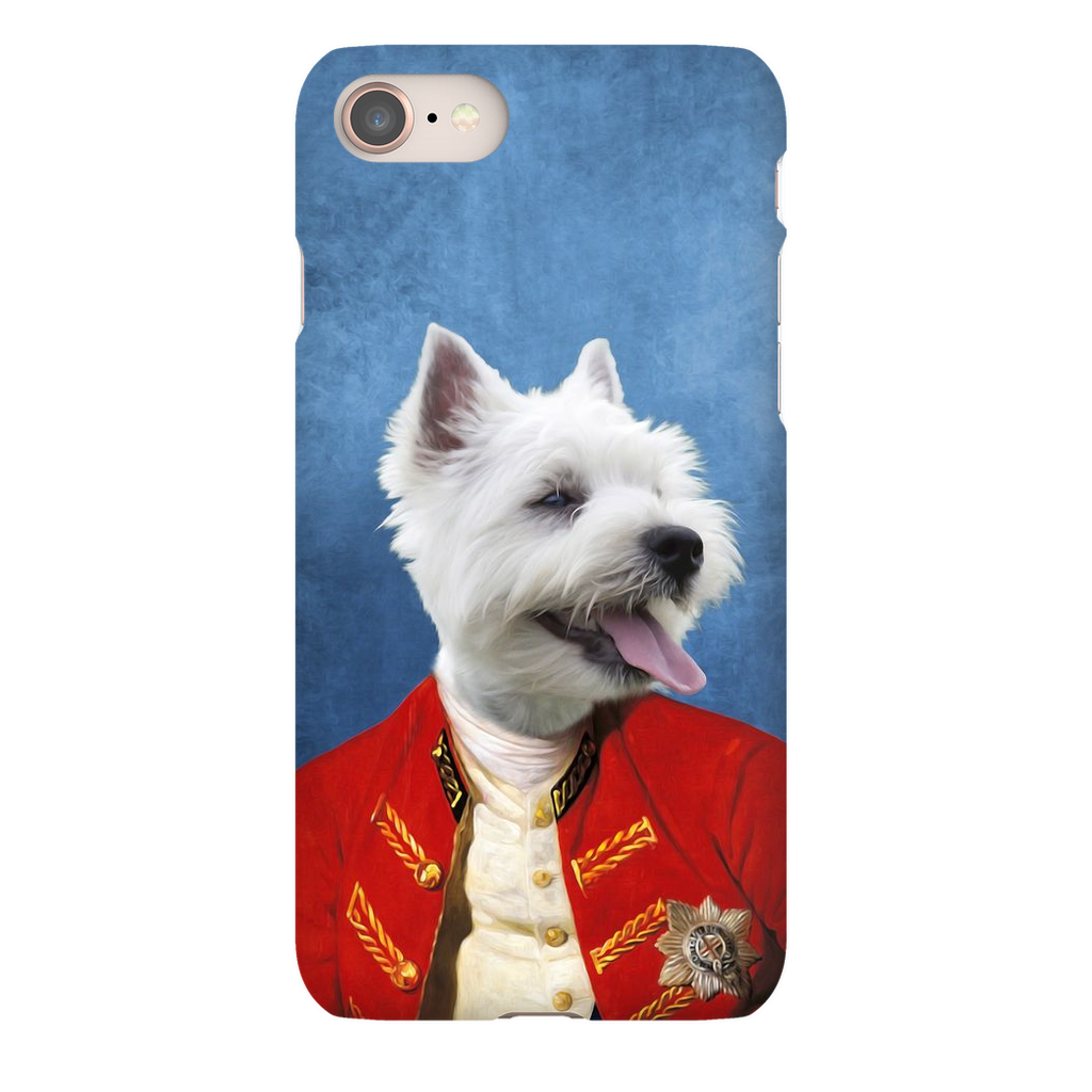 COMMANDER IN MISCHIEF CUSTOM PET PORTRAIT PHONE CASE