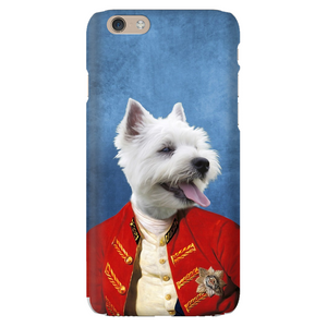 COMMANDER IN MISCHIEF CUSTOM PET PORTRAIT PHONE CASE