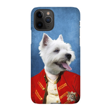Load image into Gallery viewer, COMMANDER IN MISCHIEF CUSTOM PET PORTRAIT PHONE CASE