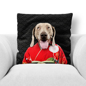 AKA BARAS - CUSTOM PET PORTRAIT THROW PILLOW