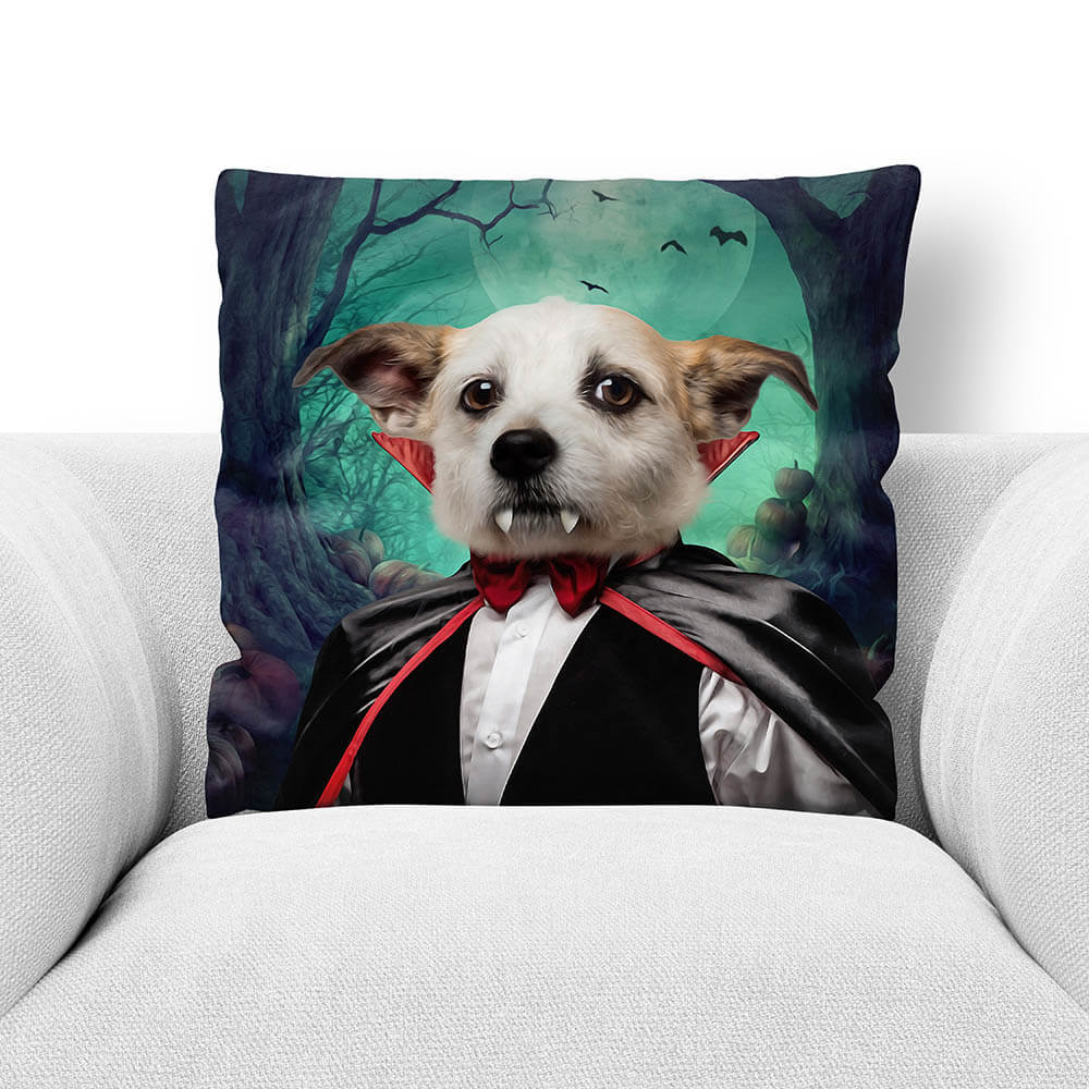 COUNT MEOWT - CUSTOM PET PORTRAIT THROW PILLOW