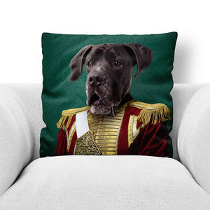 DUKE OF PORK - CUSTOM PET PORTRAIT THROW PILLOW