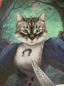 Malice In Chains - Evil Alice and Alice in Wonderland Inspired Custom Pet Portrait Canvas
