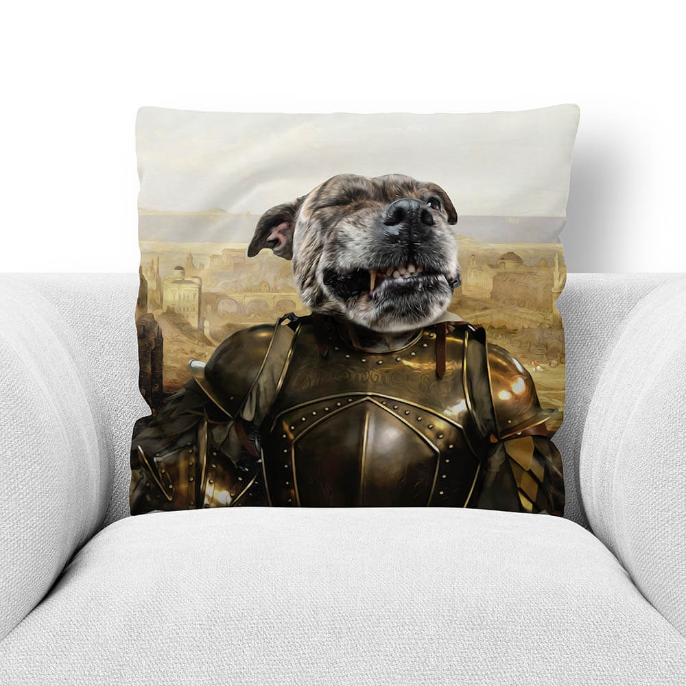 GENERAL MAYHEM - CUSTOM PET PORTRAIT THROW PILLOW