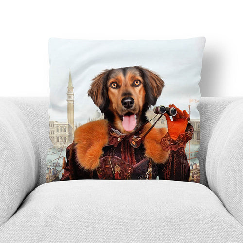 GONDOLA WITH THE WIND - CUSTOM PET PORTRAIT THROW PILLOW