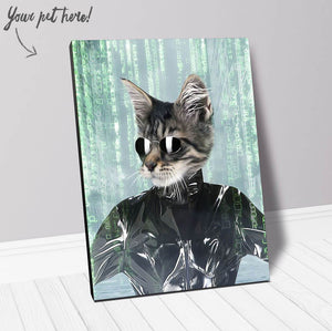 Holey Trinity - The Matrix Inspired Custom Pet Portrait Canvas