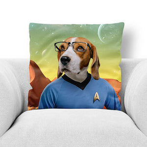 MISTER SPOOK - CUSTOM PET PORTRAIT THROW PILLOW