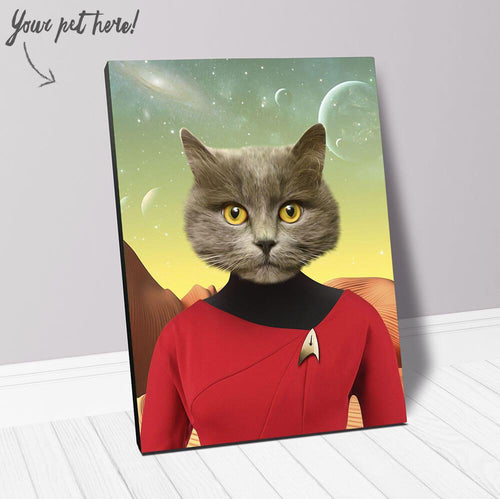 Oh Hooray - Star Trek Inspired Custom Pet Portrait Canvas