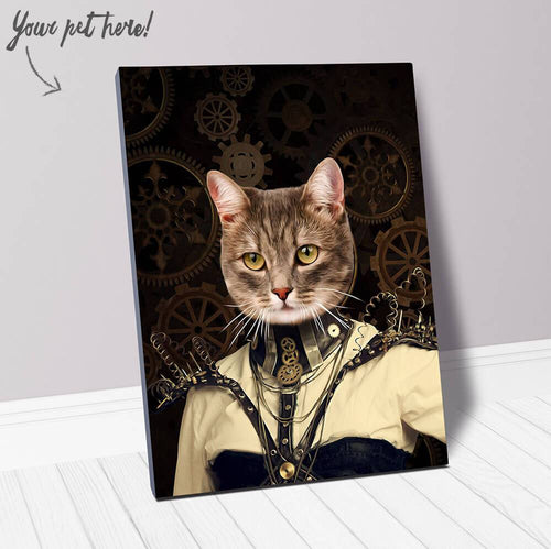 Springtrap - Steampunk, Victorian Era Inspired Custom Pet Portrait Canvas