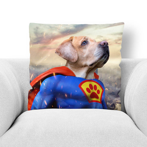 SUPERMUTT - CUSTOM PET PORTRAIT THROW PILLOW
