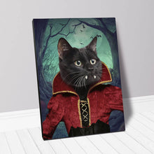Load image into Gallery viewer, Vampiracle - Halloween &amp; Vampires Inspired Custom Pet Portrait Canvas