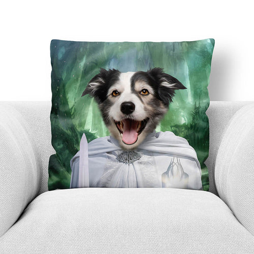 WHIZZING PAST - CUSTOM PET PORTRAIT THROW PILLOW